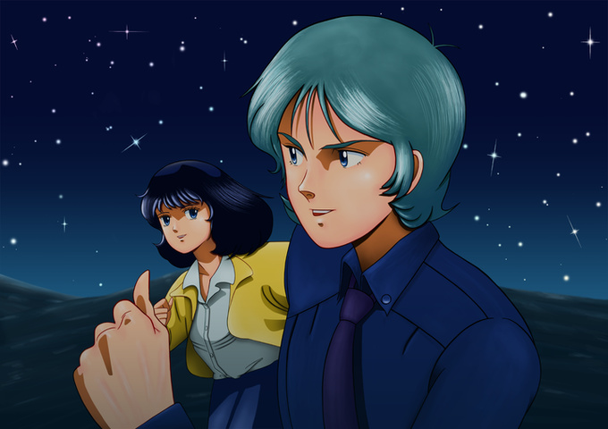 TINAMI - ［イラスト］「機動戦士ガンダムZZ」放映30周年！ カミーユとファ