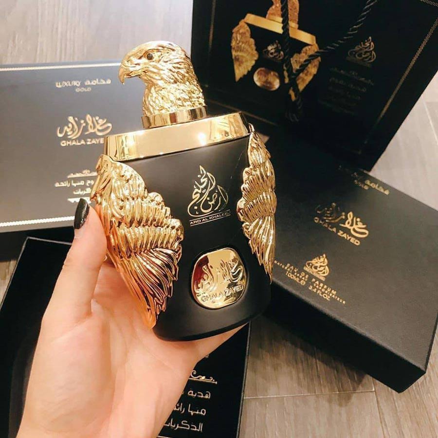 Nước Hoa Dubai Nam Đại Bàng Vàng Chính Hãng Ghala Zayed Luxury Gold