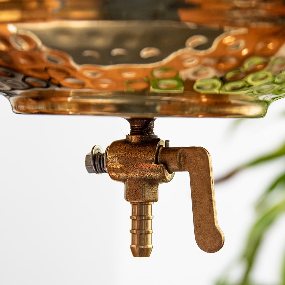 施術しやすい形のシロダーラポット コック付き 550cc の通販[送料無料