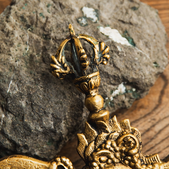 高品質】ターコイズ装飾 チベット仏教法具 - カルタリ カルティカ（曲