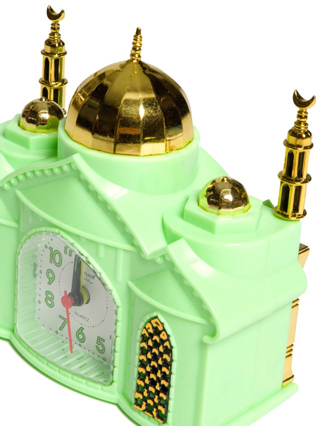 アザーン目覚まし時計−モスク-緑 の通販 - TIRAKITA.COM