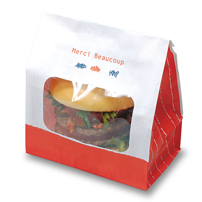 福助工業 ルックバッグ No.4S フランソワ （2000枚） 袋とシーラーの