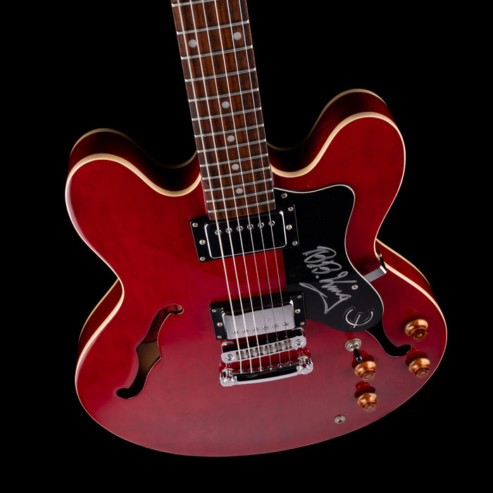 Pre Owned 1998 Epiphone ES-335 Dot Cherry Electric Guitar Signed