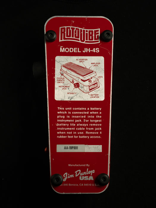 Used Dunlop JH-4S Rotovibe Pedal — Truetone Music