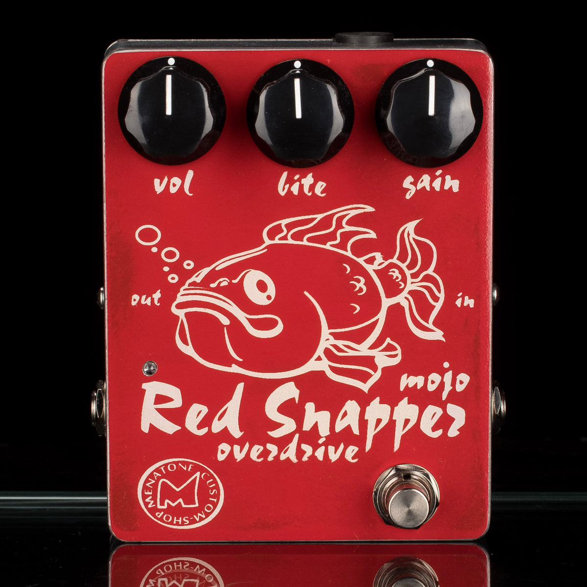 Menatone 3 Knob Red Snapper Mojo Big Box Overdrive Guitar Effect