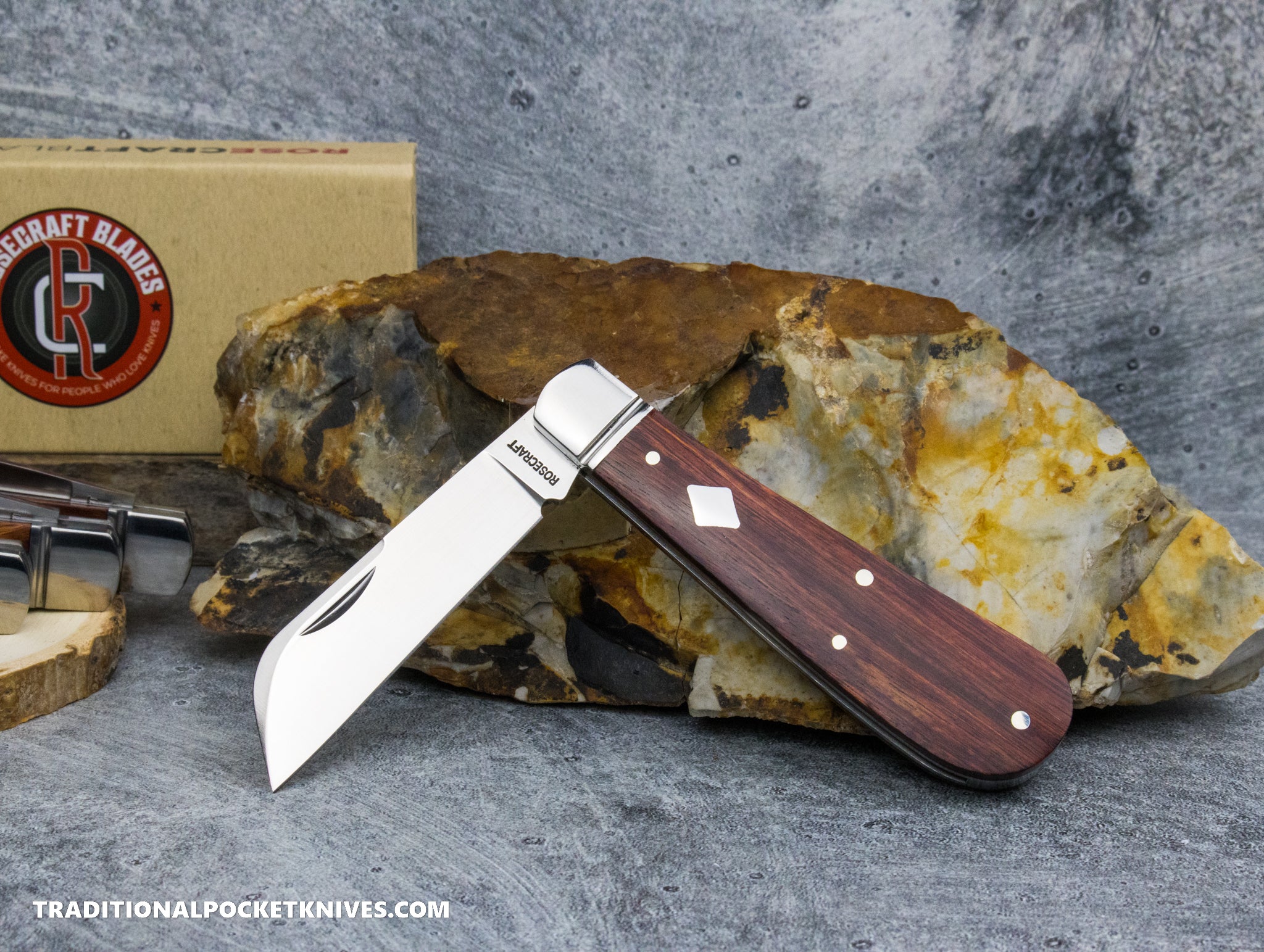 RoseCraft Blades Lick Creek Loom Fixer Genuine Rosewood (RCT025