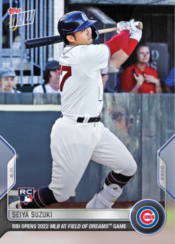 鈴木誠也が歴史的な試合で決勝打！ 日本人選手初の「フィールド・オブ