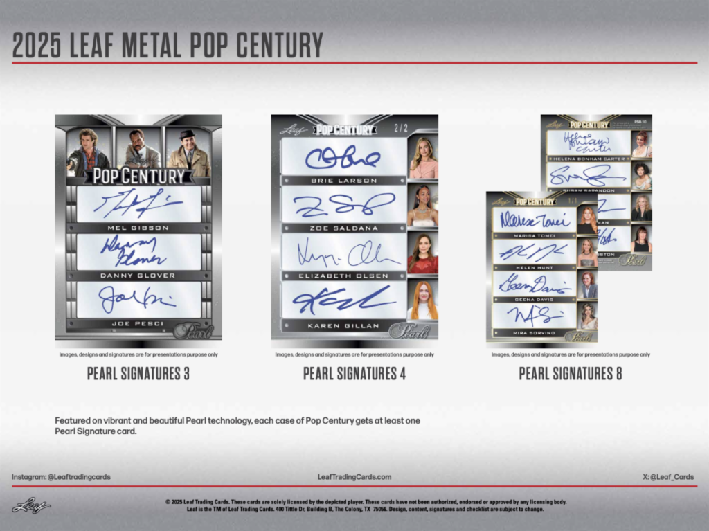 2025 LEAF METAL POP CENTURY TRADING CARD HOBBY【製品情報