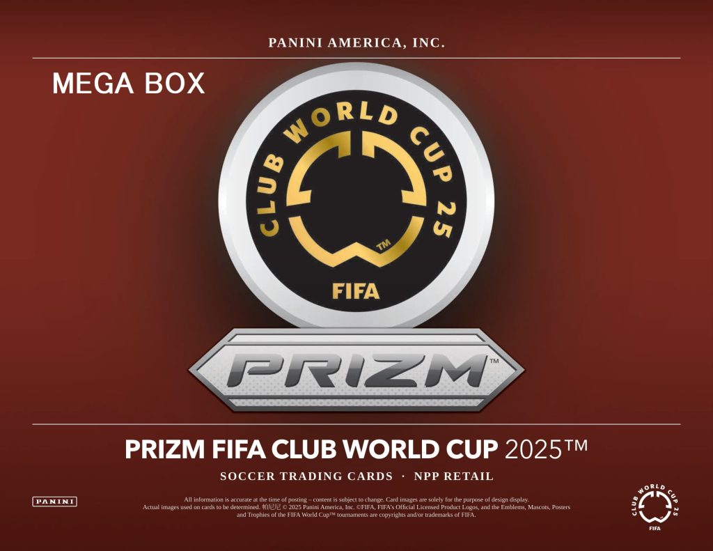 製品情報】2025 PANINI PRIZM FIFA CLUB WORLD CUP SOCCER MEGA BOX