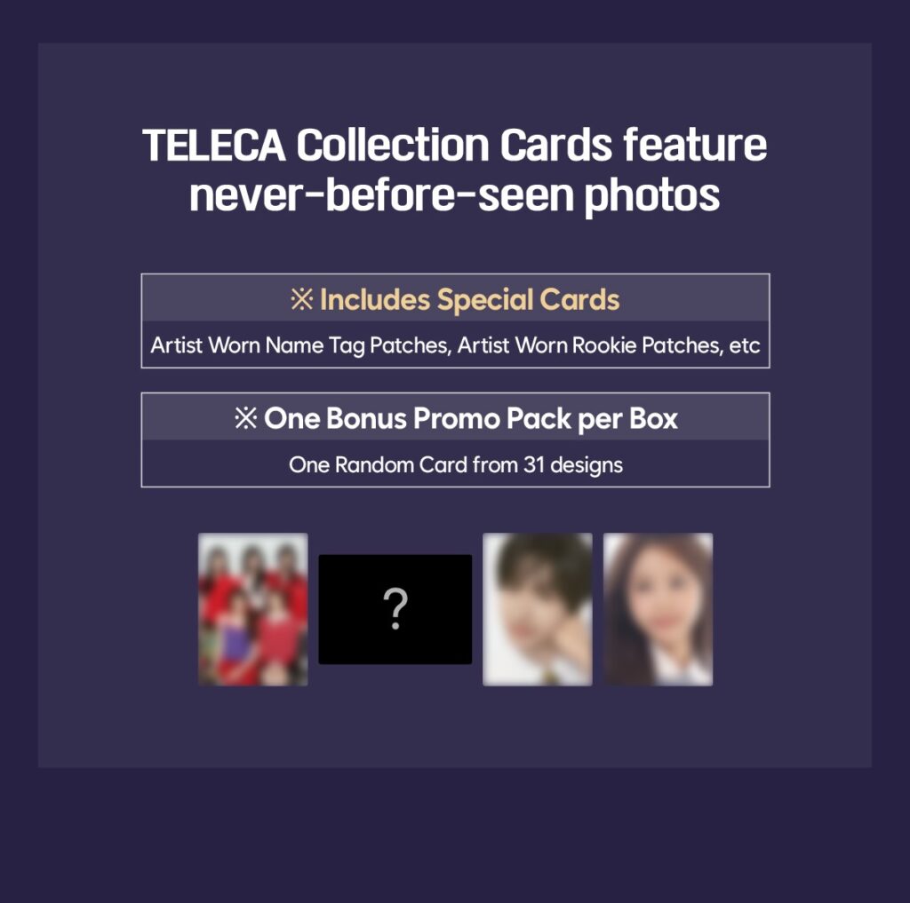 製品情報】BREAK & COMPANY INC. K-POP ROOKIE TELECA COLLECTION CARD