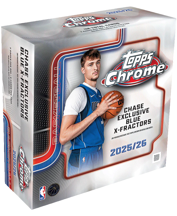 製品情報】NBA 2025-26 TOPPS CHROME BASKETBALL MEGA BOX