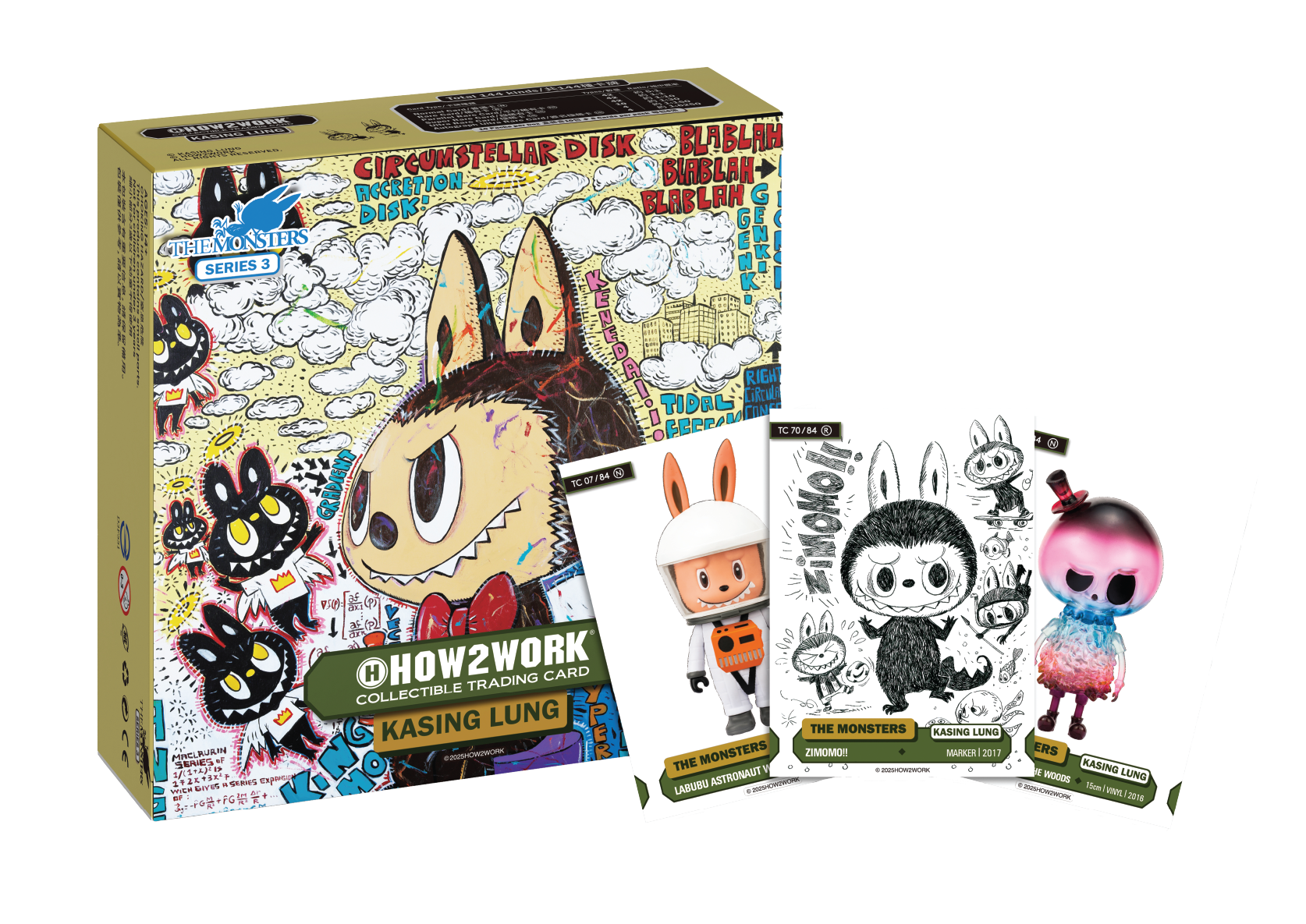 ラブブ トレカ How2work The Monster Series 2 LABUBU」がカードで日本
