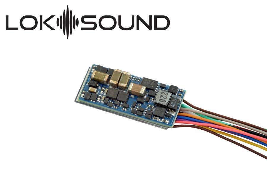 ESU #58923 LokSound 5 Nano DCC »Blank decoder«, single wires, with