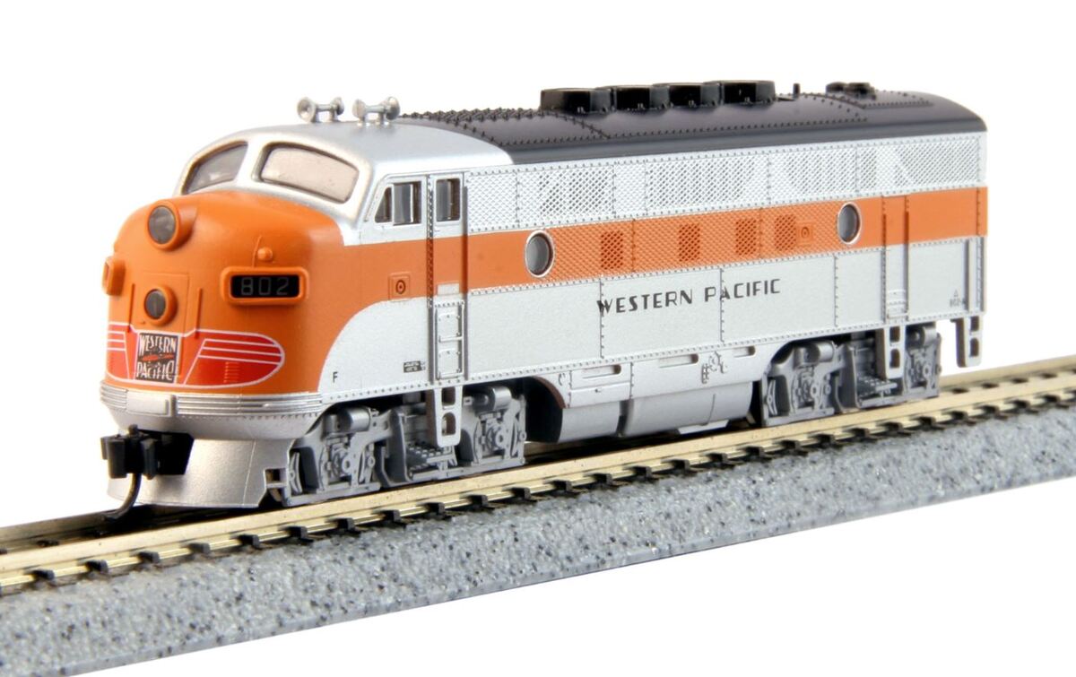Kato 176-1203 N Western Pacific EMD F3A Diesel Locomotive #803