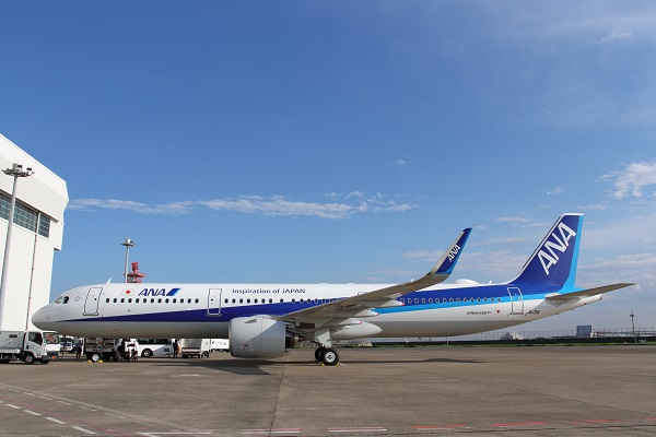 フォトレポート】ANA、エアバスA321neo機内を公開 国内線普通席でも