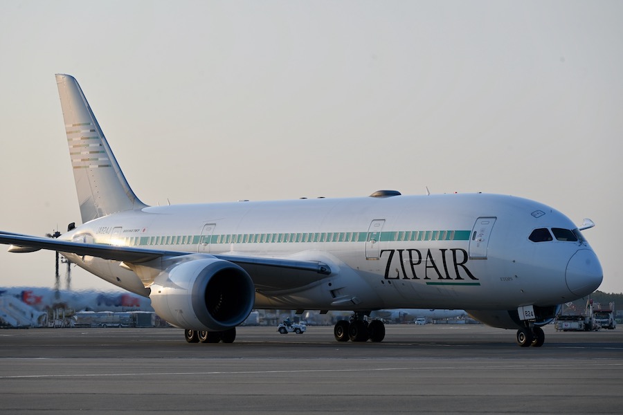 ZIPAIR Tokyo、ボーイング787-8型機新造機を受領 10日早朝に成田着
