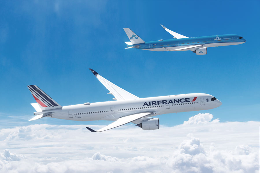 エールフランスKLM、エアバスA350型機を50機確定発注 オプション40機も