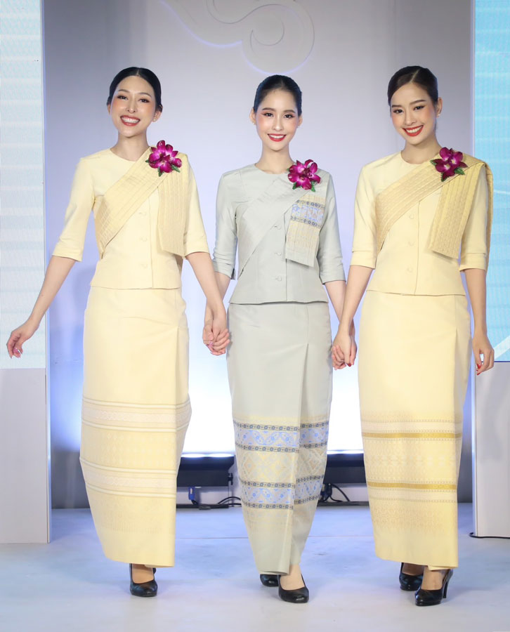 タイ国際航空、女性客室乗務員の制服刷新 - TRAICY（トライシー）