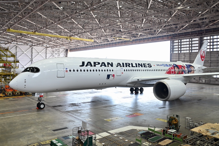 JAL、A350に大谷翔平選手描いた「DREAM SHO JET」 松井氏以来21年ぶり