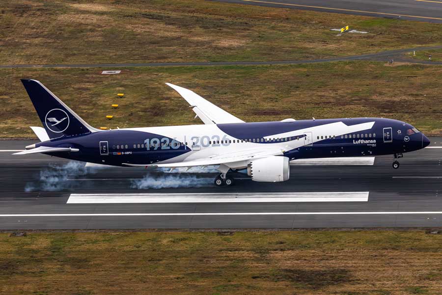 ルフトハンザ・ドイツ航空、創立100周年記念機をフランクフルトへ空輸