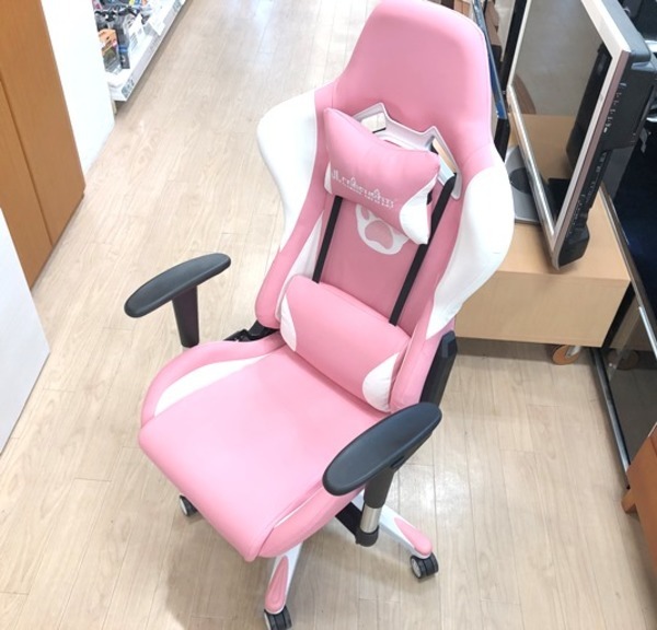可愛いの極み！ピンクのゲーミングチェアが入荷です!【福岡春日店