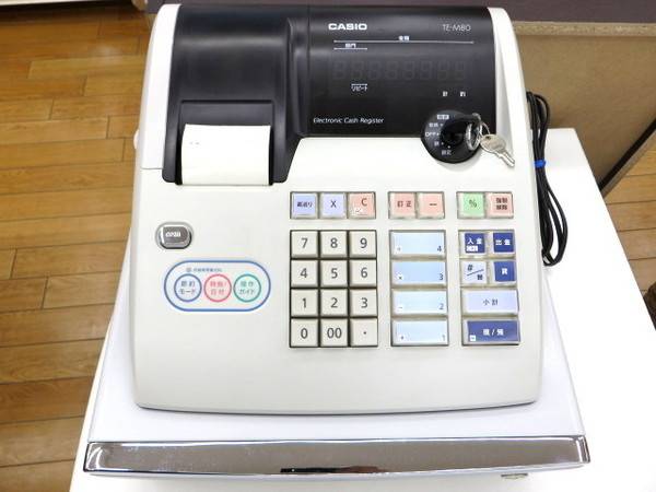 CASIOのレジスター「TE-M80」が入荷しました！【鶴ヶ島店】｜2018年09