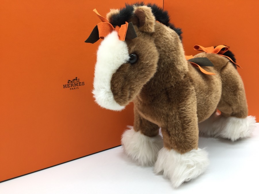 HERMES（エルメス）馬のぬいぐるみ エルミー PPMが買取入荷いたしまし