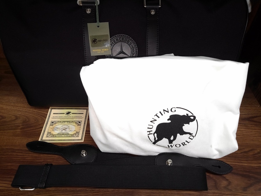 HUNTING WORLD】メルセデスベンツ 未使用品コラボボストンバッグ入荷