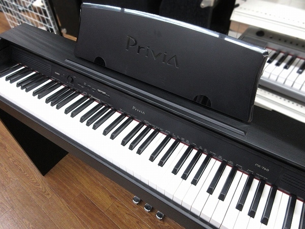 初めてのピアノにおススメ☆CASIO『Privia PX760』【稲城若葉台店