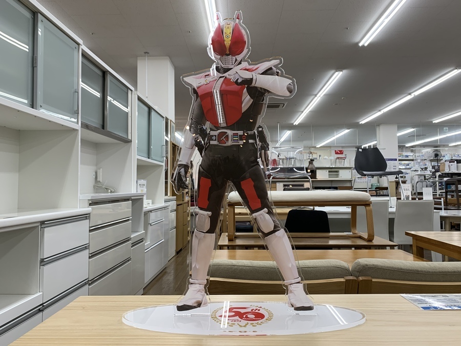 50周年記念品！仮面ライダー電王 アクリルスタンドMEGAシリーズが入荷