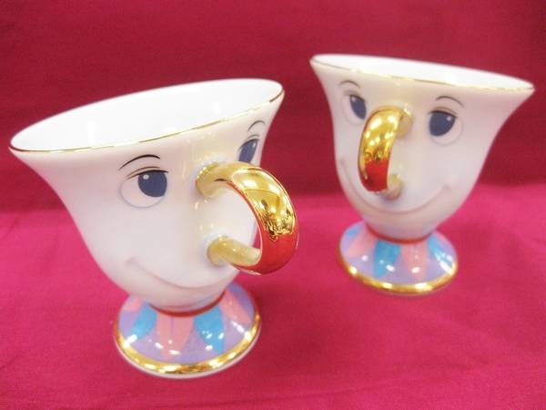 ディズニーのポット夫人＆チップくんのティーセットが買取入荷いたし