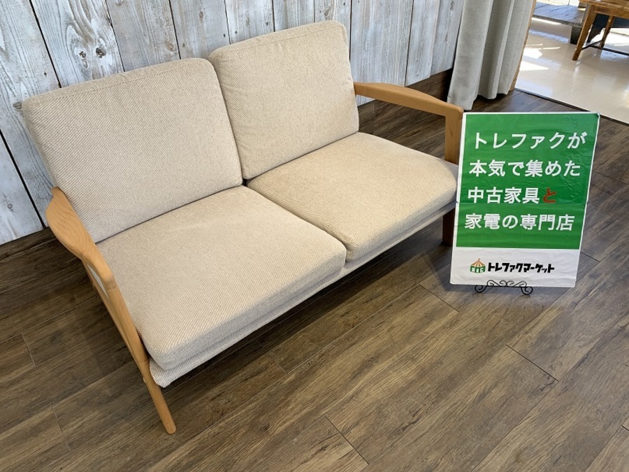 MOMO NATURAL(モモナチュラル) MOSS 2人掛けソファ入荷しました