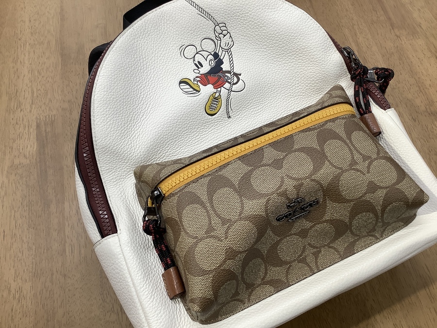 COACH/コーチ】ディズニーコラボのスペシャルなリュック。ミディアム