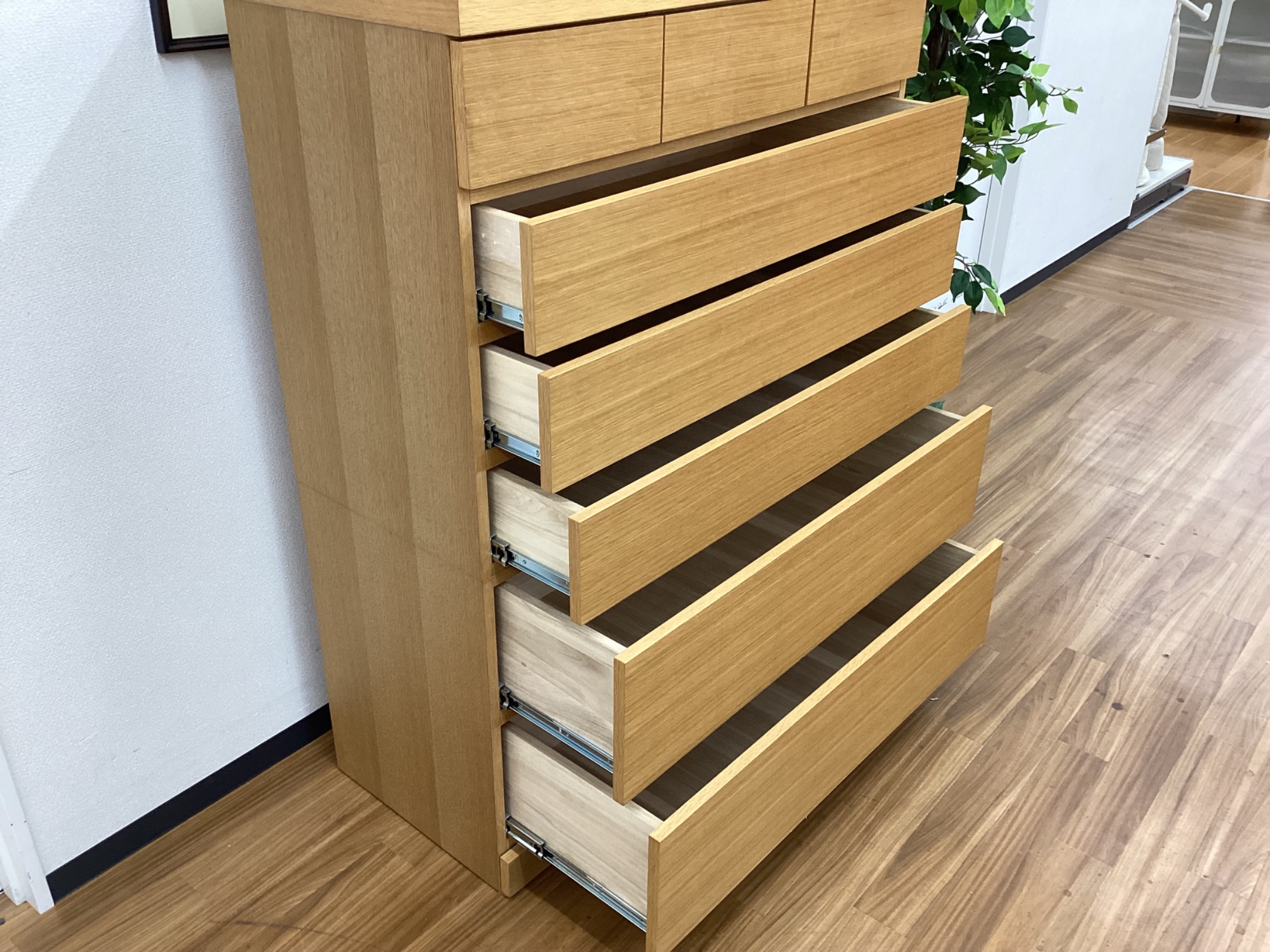 加藤木工】IDC大塚家具取扱いのナラ材を使用したシンプルで使い勝手の