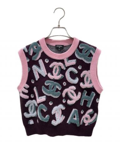 中古・古着通販】CHANEL (シャネル) ココマーク カシミヤ ロゴ ニット