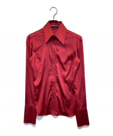 中古・古着通販】GUCCI (グッチ) シルクブレンドサテンドレスカラー