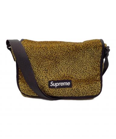 SUPREME】A⑳314//Velvet Messenger Bag Supreme Velvet Small