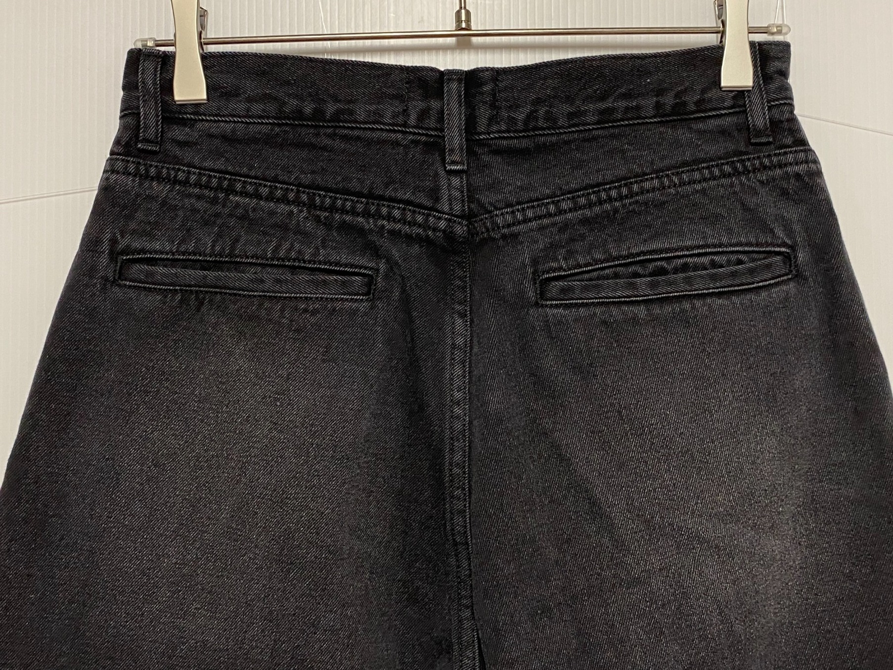 中古・古着通販】JIMWAG (ジムワッグ) ワイドデニムパンツ ブラック