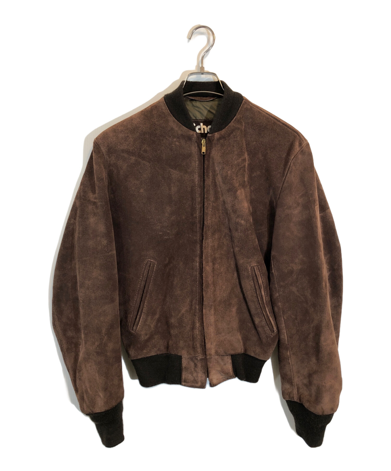 中古・古着通販】Schott (ショット) スウェードブルゾン ブラウン