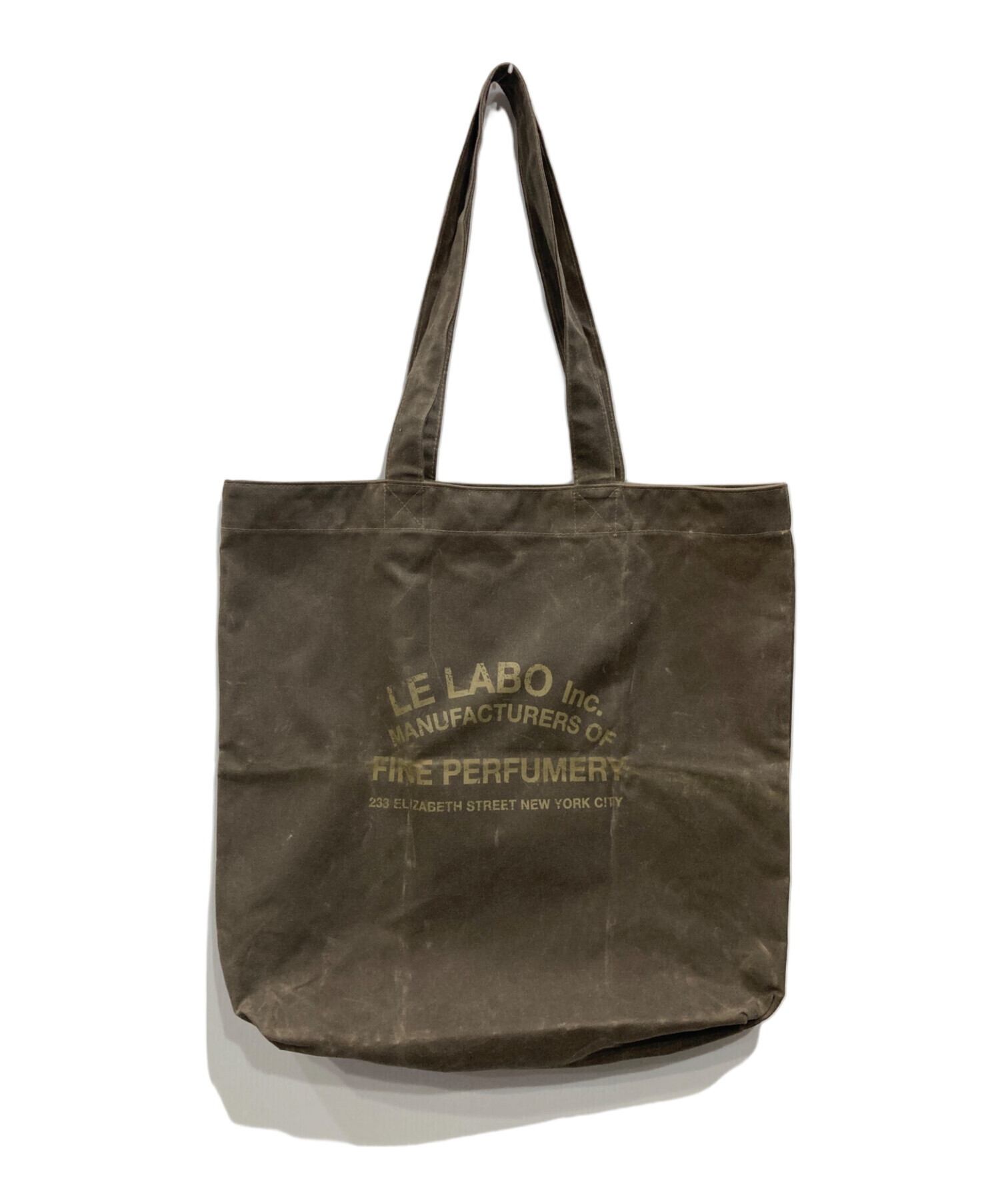 中古・古着通販】LE LABO (ル ラボ) オイルドキャンバストートバッグ