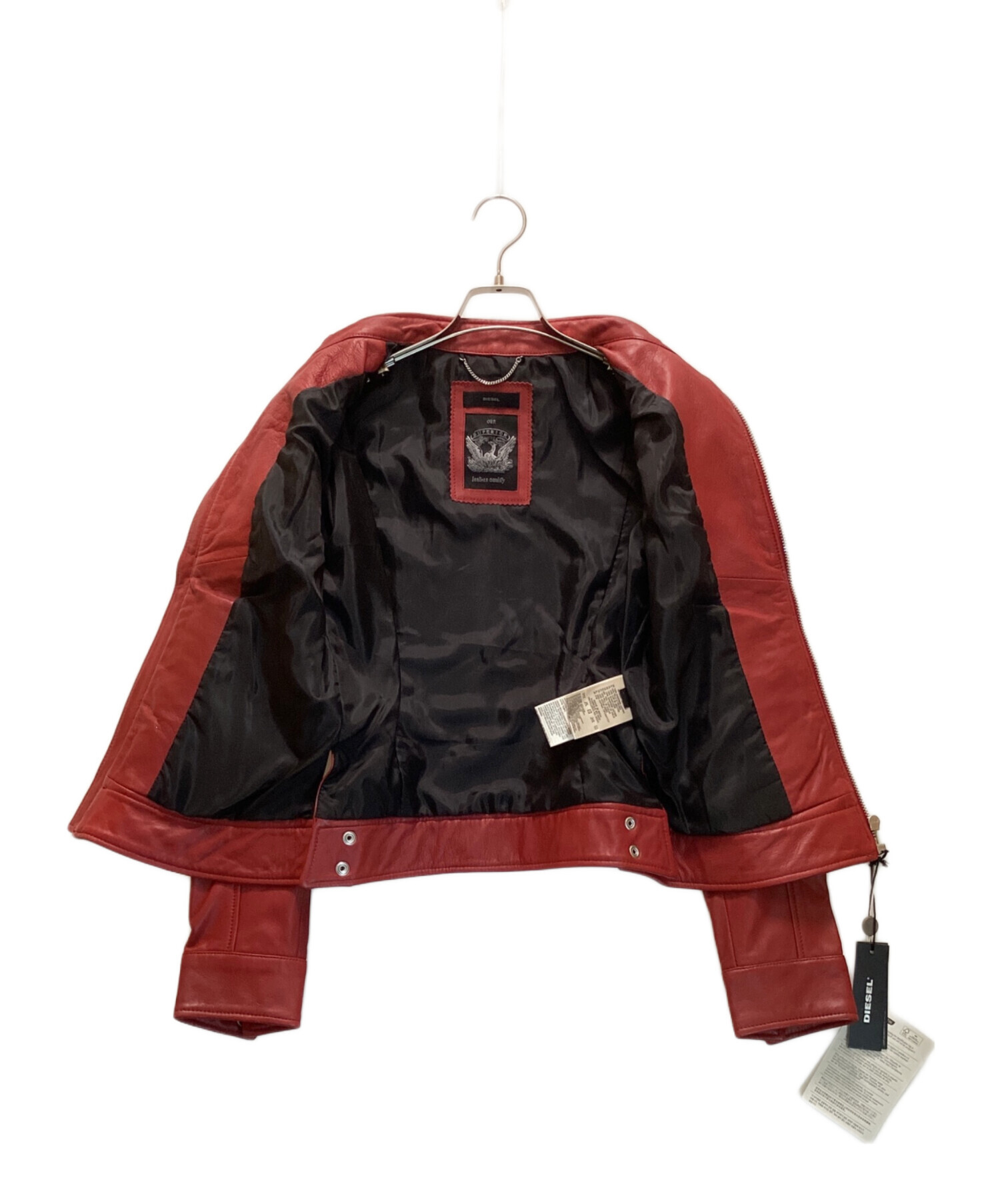 中古・古着通販】DIESEL (ディーゼル) バイカーライダースジャケット