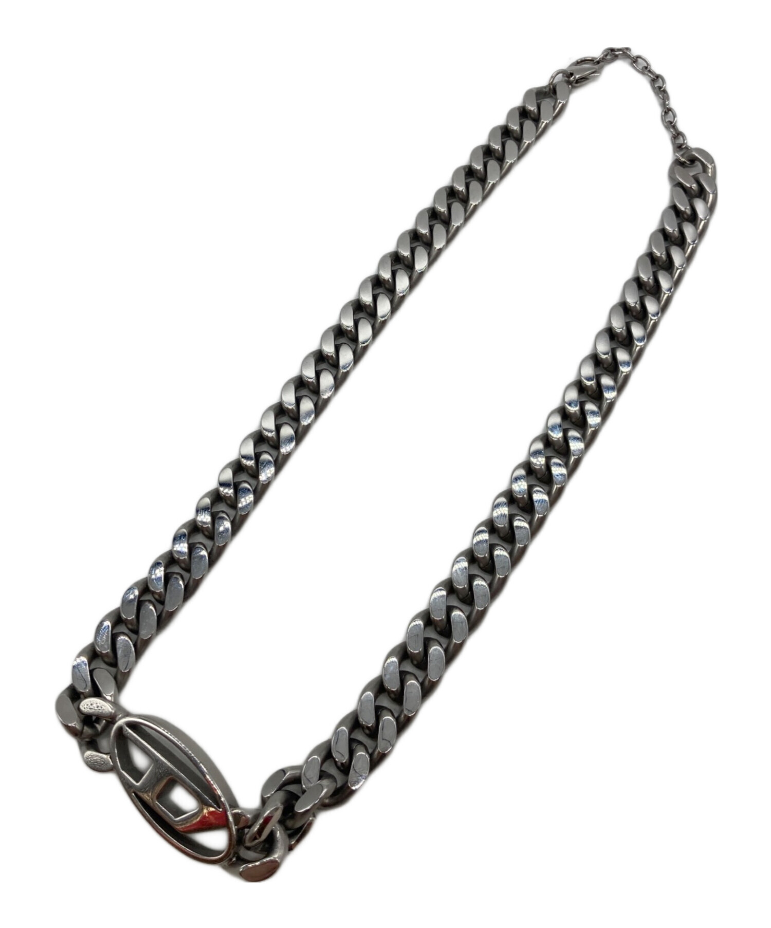 中古・古着通販】DIESEL (ディーゼル) Dロゴチェーンネックレス