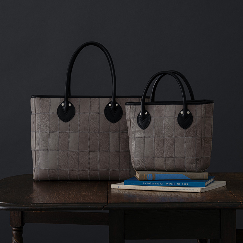 レザートートバッグにシボ革の限定色グレーが登場 – 革・レザーバッグ