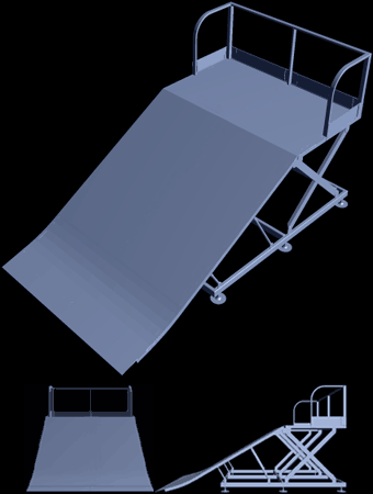 スケートパークファクトリー セクション｜バンク