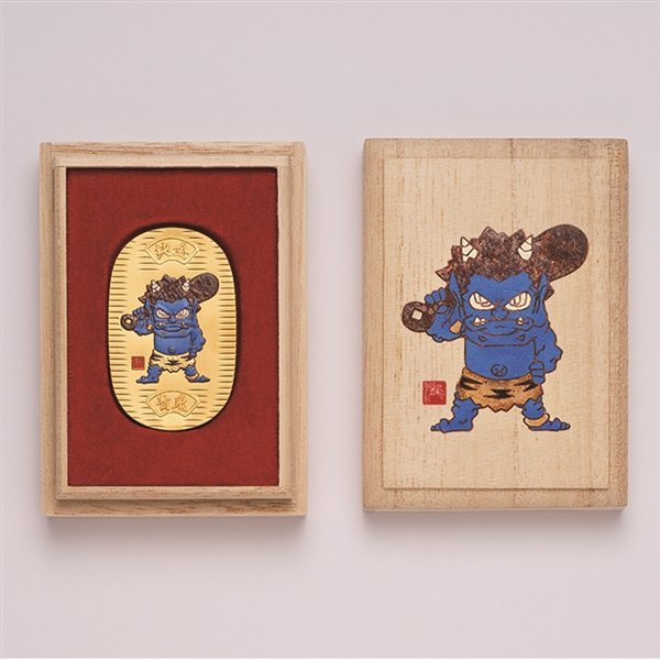 瀧下和之氏監修 「純金鬼小判」（青鬼）: 催し物・特集｜鶴屋