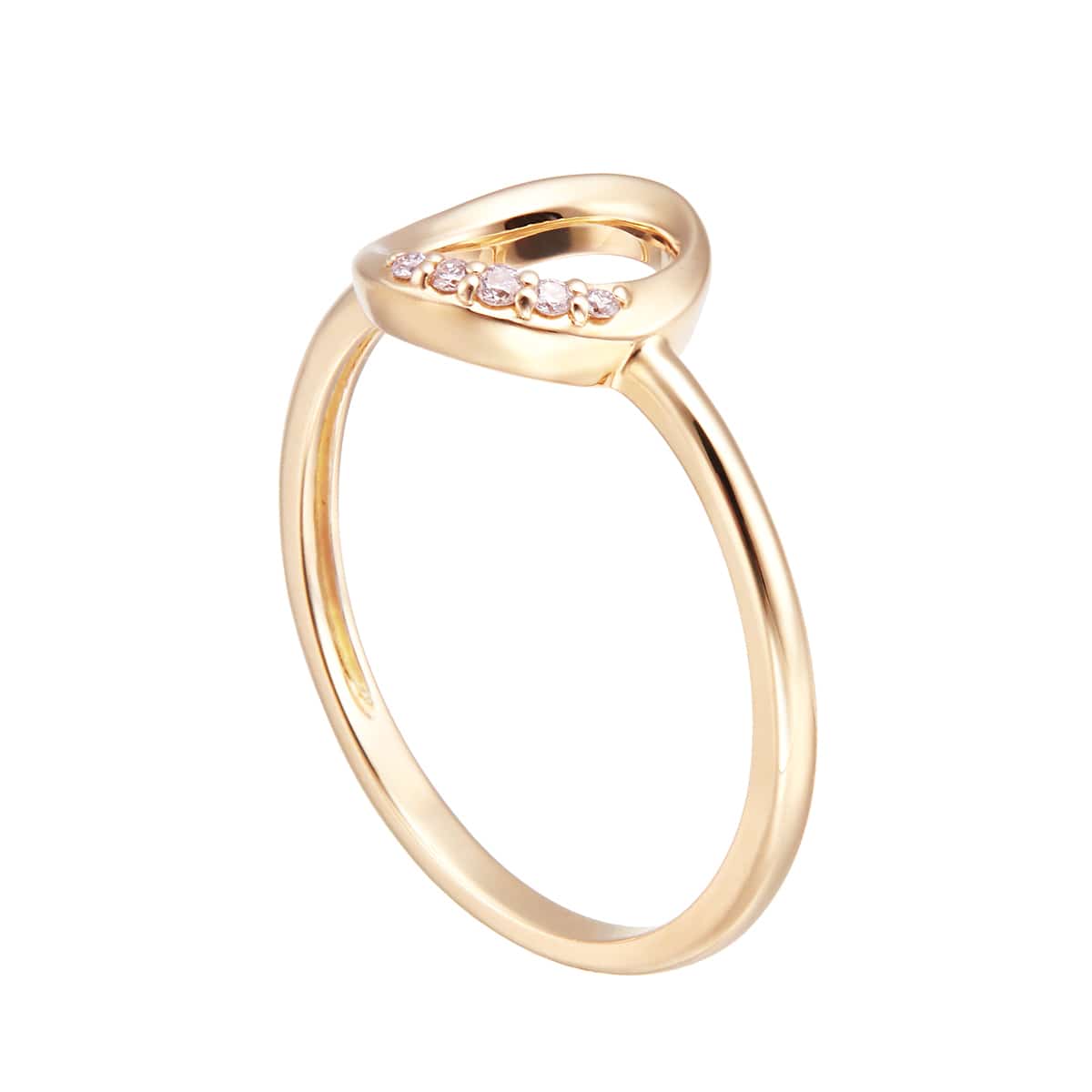 K10イエローゴールドダイヤモンドリング(RFR461-002)|TSUTSUMI