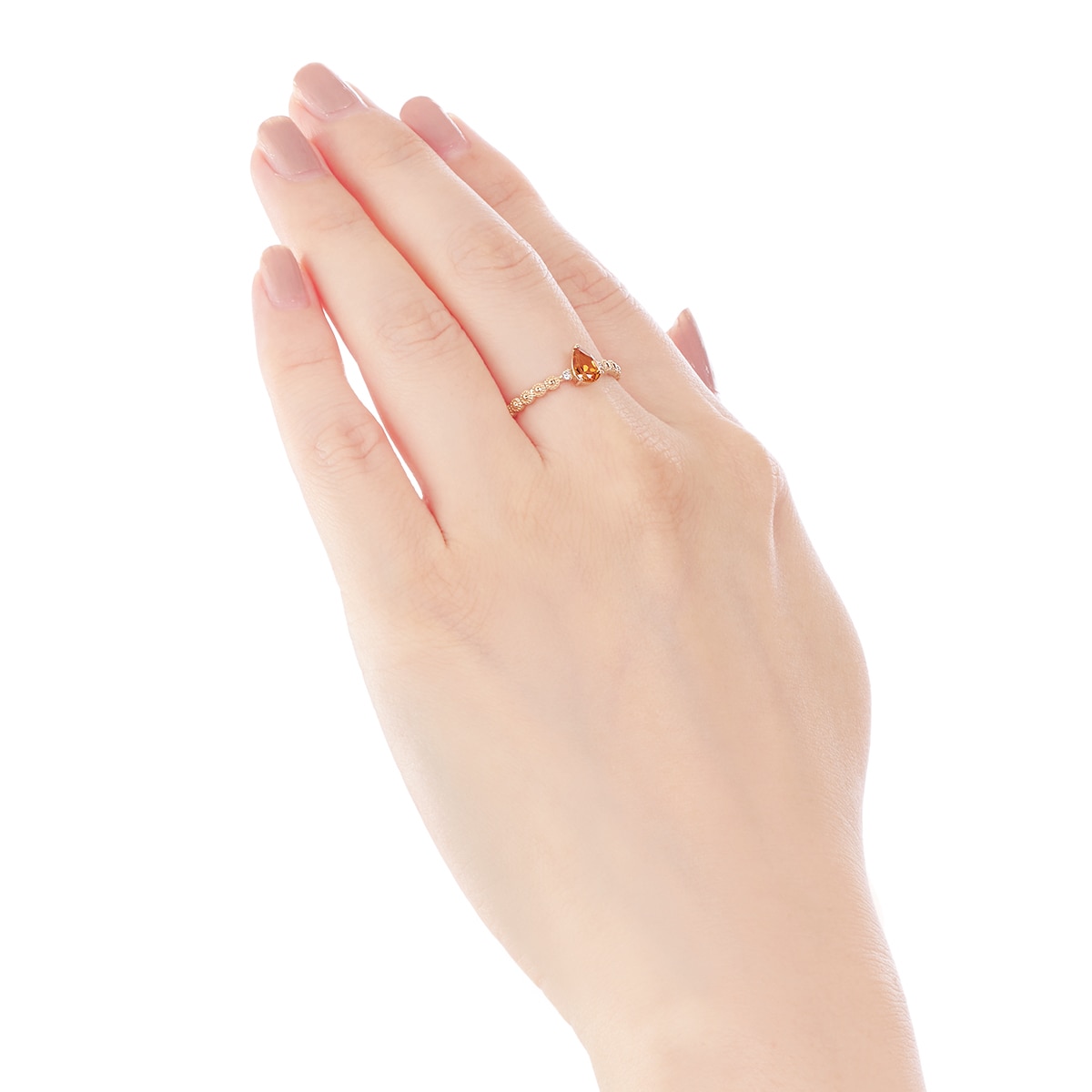 K10イエローゴールドシトリンリング(RFR146-002)|TSUTSUMI（ジュエリー