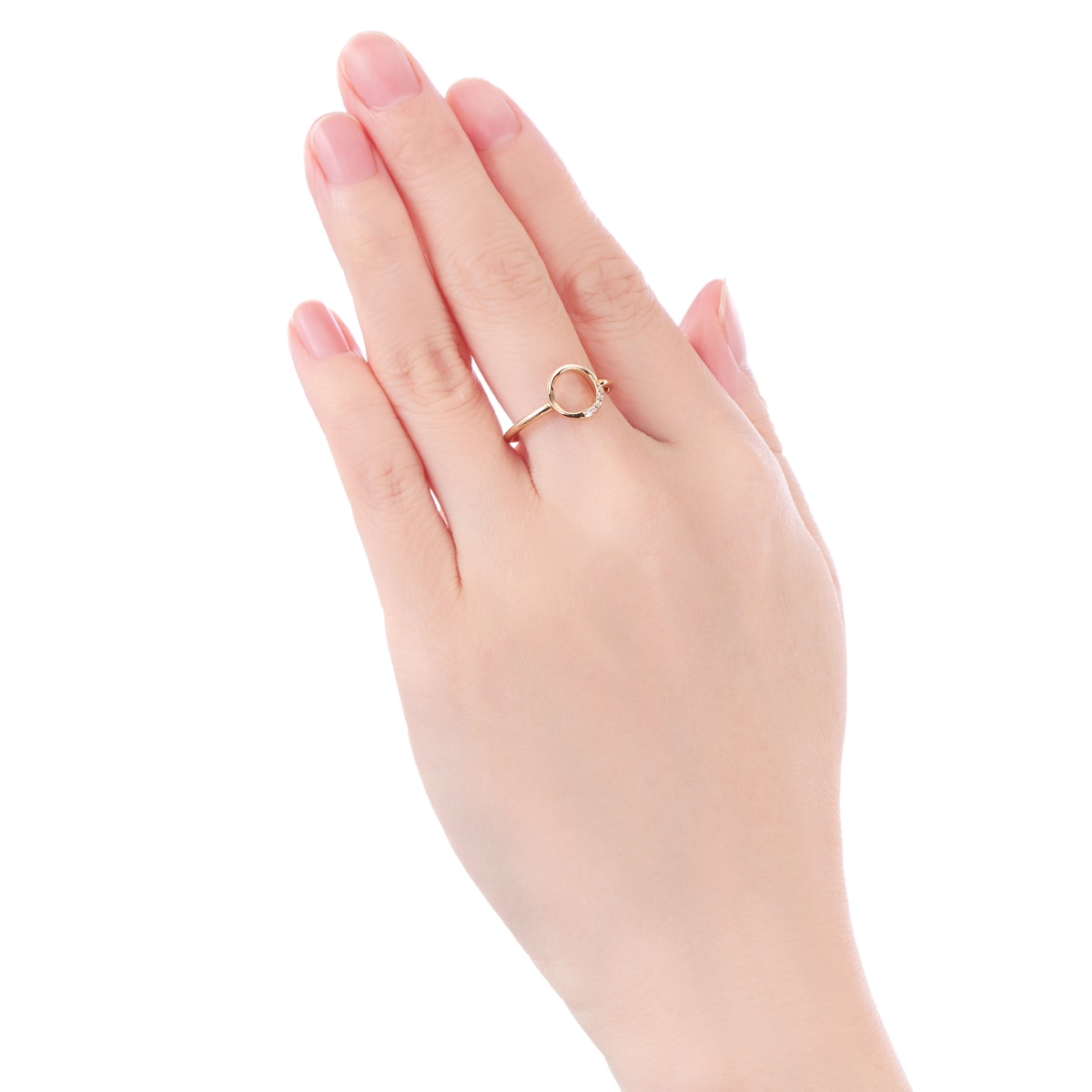 K10イエローゴールドダイヤモンドリング(RFR461-002)|TSUTSUMI