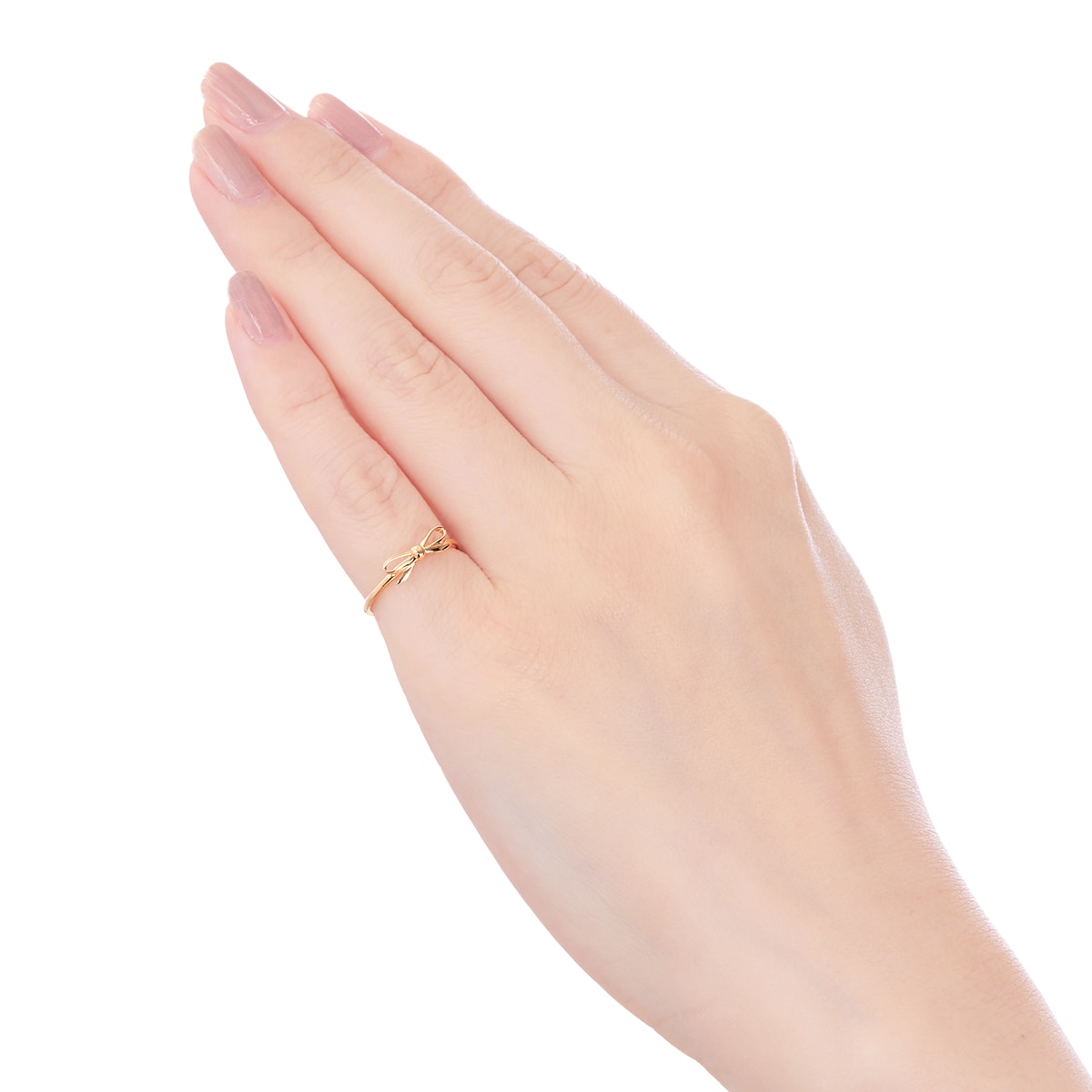 K10イエローゴールドリング（ピンキーリング）(RFR673-001)|TSUTSUMI