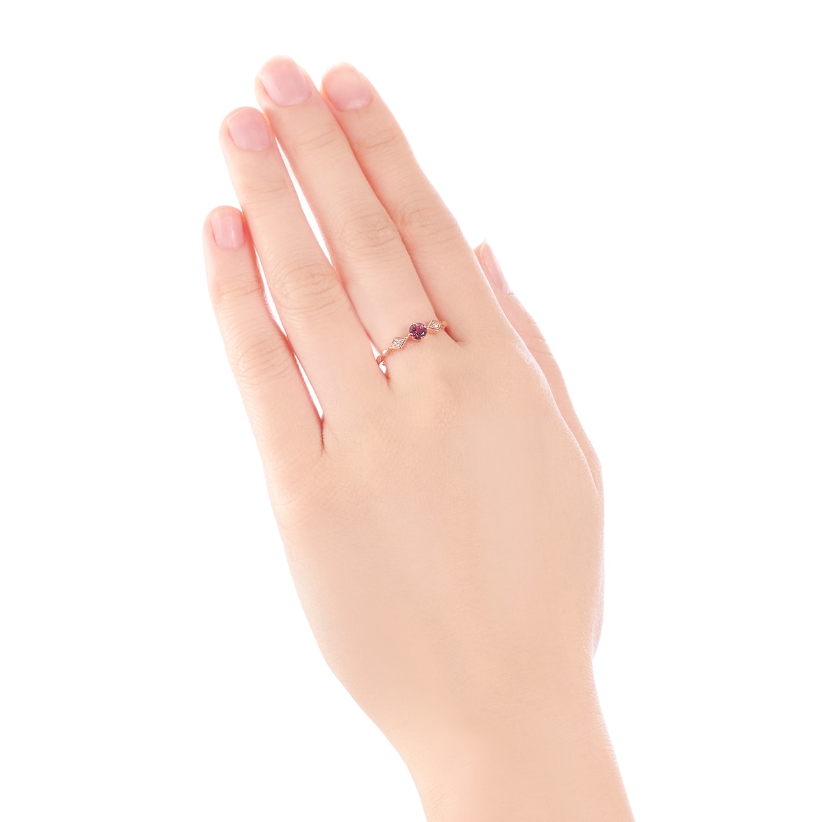 K10ピンクゴールドピンクトルマリンリング(RFR726-002)|TSUTSUMI